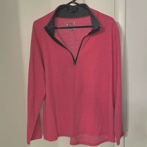 Pink half zip 2XL(18/20) long sleeve sweatshirt